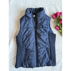 Liz Claiborne Navy Puffer Vest Size Small